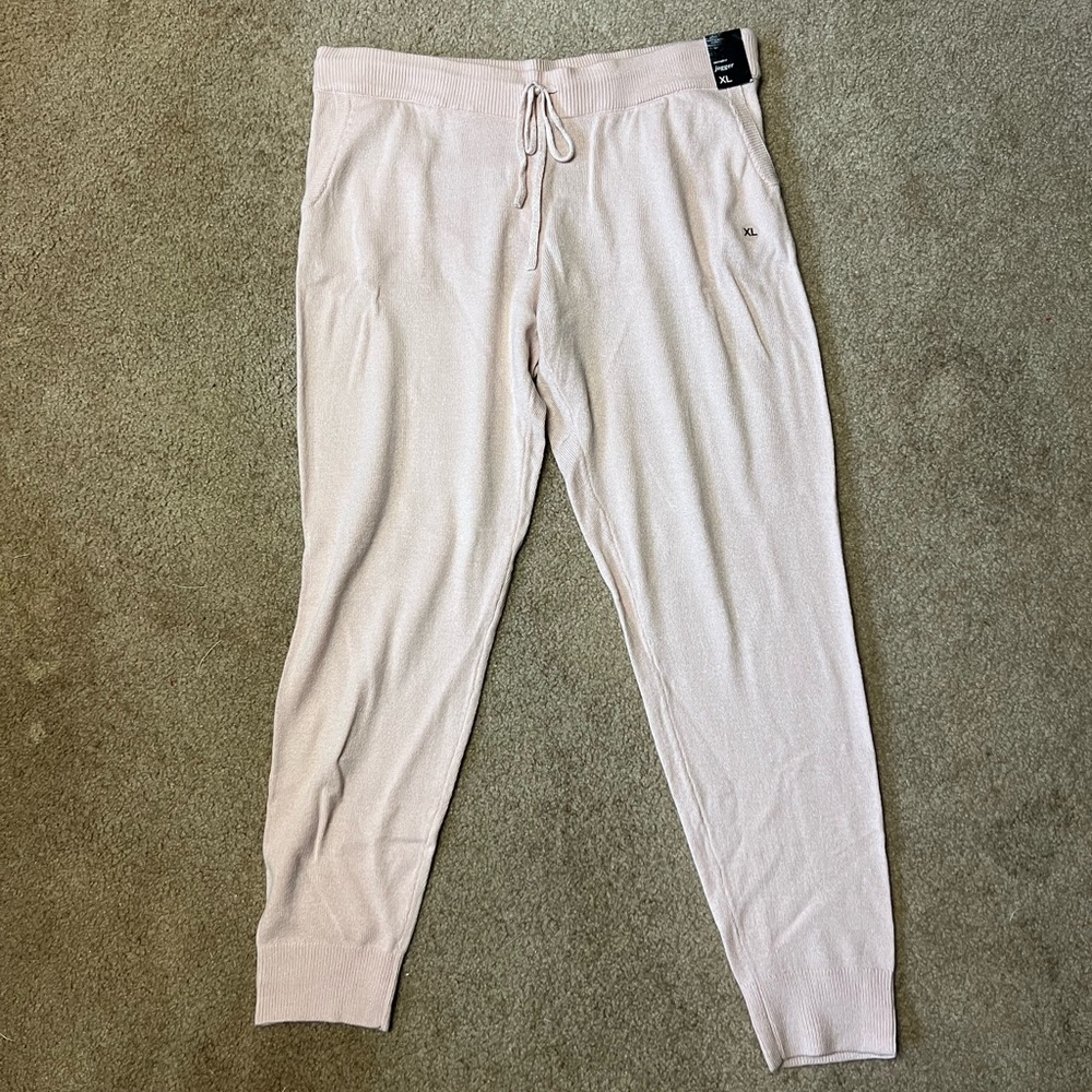 Light knit joggers